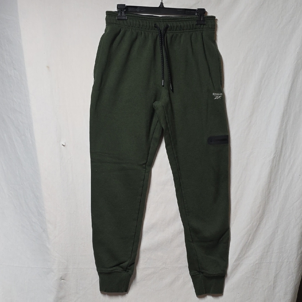 Reebok Men's Green Jogger Pants Small
